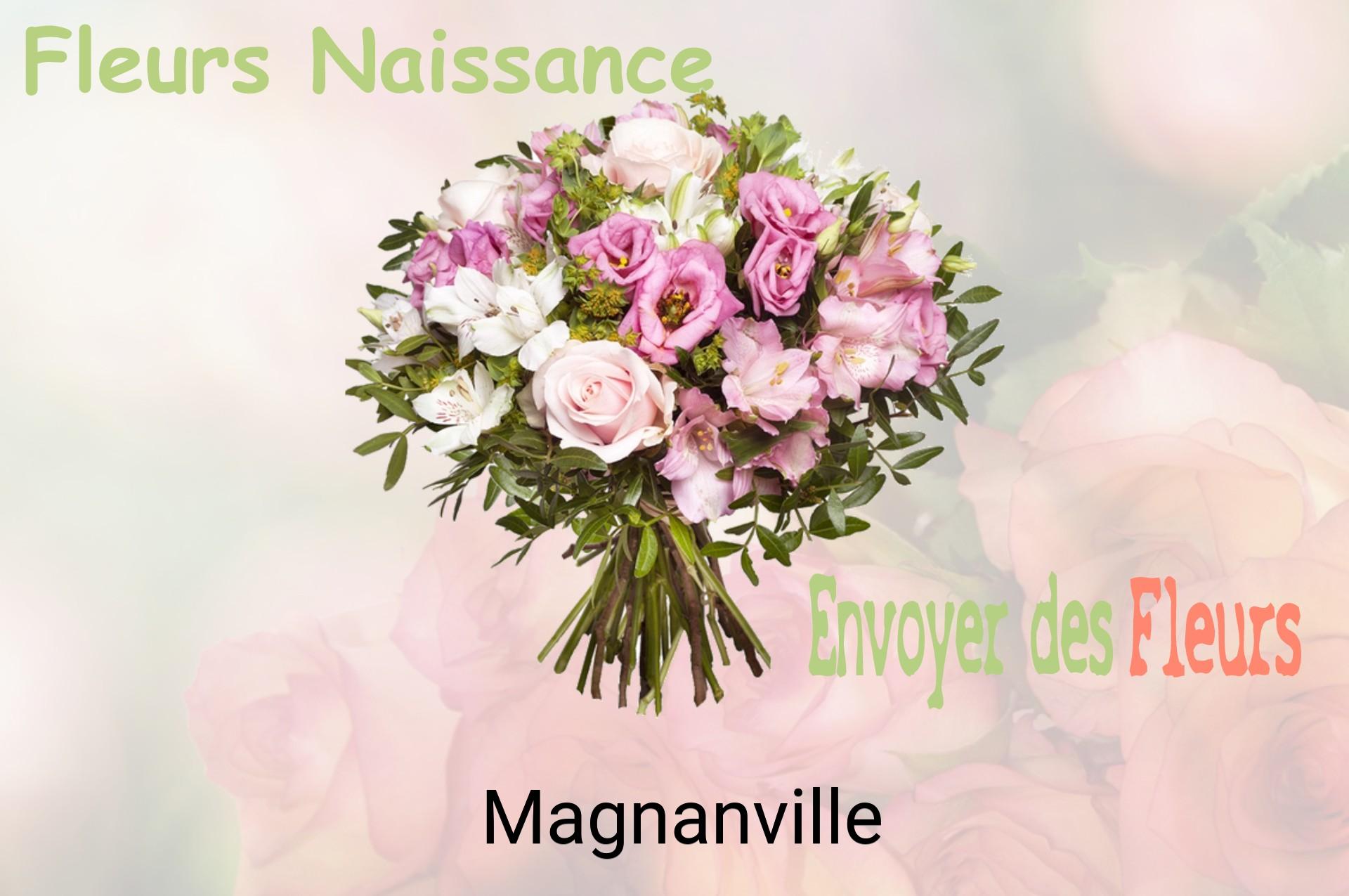 Bouquet de fleurs de naissance livré à Magnanville